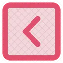 Chevron Left Sq Fr Arrow Up Icon