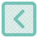 Chevron Left Sq Fr Arrow Up Icon