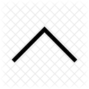 Chevron nach oben  Symbol