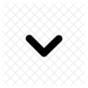 Chevron para baixo  Ícone