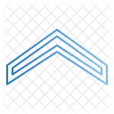 Chevron-Pfeil nach oben  Symbol