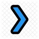 Chevron rechts  Symbol