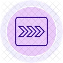 Chevron Right Color Circle Icon Icon