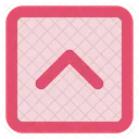 Chevron Up Sq Fr Arrow Up Icon