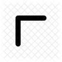 Chevron Up Left Icon