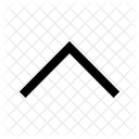 Chevron Up Med  Symbol