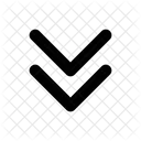 Chevrons Down  Icon