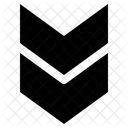 Chevrons Army Grade Military Icon
