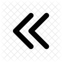 Chevrons Left  Icon
