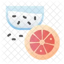 Grapefruit Chia Seed Icon
