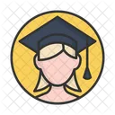 Chica Graduada Icon