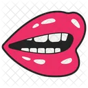 Chica Boca Abierta  Icono