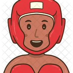 Chica de boxeo  Icono