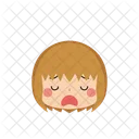 Chica Emoji Cansada Icon