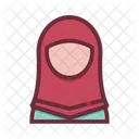 Chica hijab  Icono