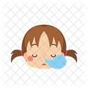 Chica Emoji Dormida Icono