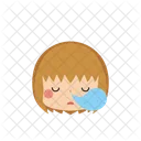 Chica Emoji Dormida Icono