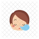 Chica Emoji Dormida Icono