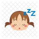 Chica Emoji Durmiendo Icono