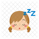 Chica Emoji Durmiendo Icono