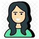 Chica Elegante Mujer Elegante Avatar Icono