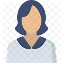 Mujer Avatar Estudiante Icono