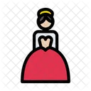 Nupcial Chica Boda Icono