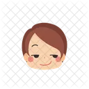 Chica Emoji Sonriendo Icono