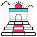 Mayan Yucatan Travel Icon