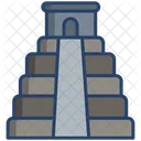 Chichen Itza Pyramid Landmark Icon