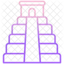 Chichen Itza Pyramid Landmark Icon