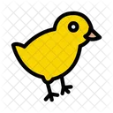 Chick Easter Doodle Icon