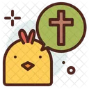 Chick Cross Hen Icône