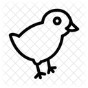 Chick Easter Doodle Icon