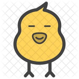 Chick Kissing Emoji Icon