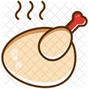 Chicken New Year Food Icon