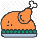 Food Chicken Roasted Icon