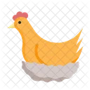 Chicken Nest Animal Icon