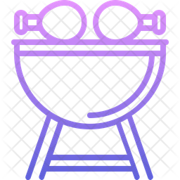 Chicken Icon - Download in Gradient Style