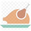 Chicken Grilled Food Roast Icon