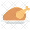 Chicken Roast Food Icon