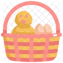 Chicken Egg Basket Icon