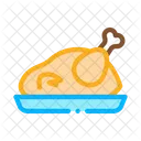 Fried Whole Chicken Icon