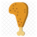 Chicken Drumstick Fried Icon