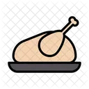 Chicken Legpiece Dish Icon