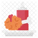 Chicken Fried Food Icon