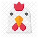 Chicken Chicken Face Animal Icon
