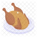 Turkey Chicken Broast Icon