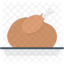 Roast Chicken Grilled Food Icon