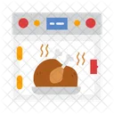 Oven Kitchenware Turkey Leg Icon